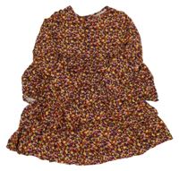 Barevné květované lehké šaty dunnes