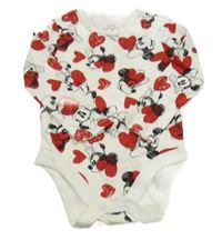 Nové - Bílo-červené body s Minnie Disney