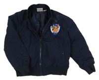 Tmavomodrý šusťákový lehce zateplený bomber s Tlapkovou patrolou Nickelodeon