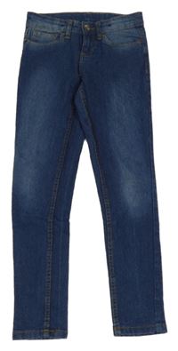 Tmavomodré skinny rifle Y.F.K