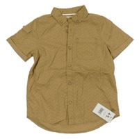 Nové - béžová vzorovaná košile Mothercare