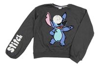 Nové - Antracitová mikina se Stitchem Primark