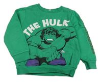 Zelená mikina s Hulkem Marvel