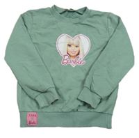 Zelená mikina s Barbie Zara 