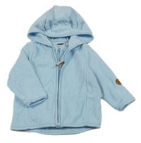 Světlemodrá fleecová propínací mikina s kapucí Lily & Dan