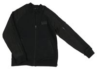 Černá propínací mikina s nášivkou George