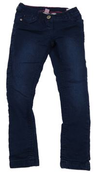 Tmavomodré teplákové podšité rifle Dopodopo