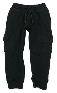 Černé cargo tepláky Next