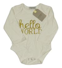 Nové - Bílé body s nápisem 