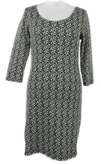 Dámské černo-bílé vzorované šaty My Hailys