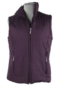 Dámská fialová šusťáková zateplená vesta Alibi 