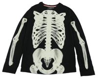 Černé triko s koslivcem TU