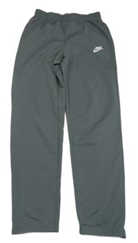 Šedé sportovní tepláky s logem Nike