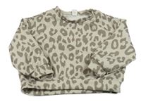 Béžová mikina s flíčky Shein