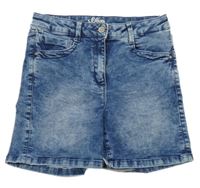 Modré riflové kraťasy S. Oliver