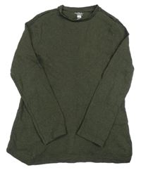 Khaki žebrované triko F&F