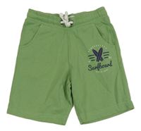 Zelené kraťasy s nápisy Pocopiano