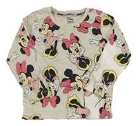 Světlebéžové triko s Minnie Disney