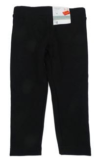 Nové - Černé zateplené legíny Primark