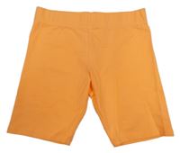 Neonově oranžové elastické kraťasy Primark