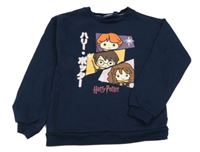 Tmavomodrá mikina Harry Potter 