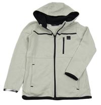 Béžová propínací mikina s kapucí George