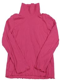 Růžové triko s rolákem Lupilu