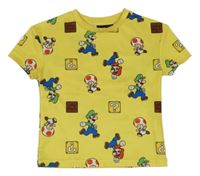 Žluté sportovní tričko s Máriem 