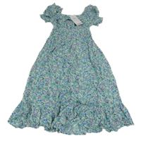 Nové - Barevné květované lehké šaty M&S