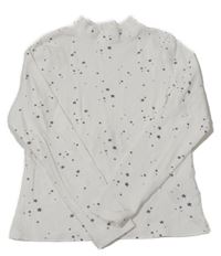 Bílé triko s hvězdičkami H&M