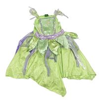 Kostým - Zeleno-fialové šaty s flitr - Zvonilka George