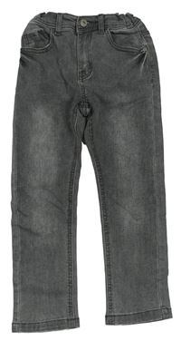 Šedé skinny teplákové rifle Denim Co.