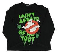 Černé triko s duchem - GHOSTBUSTERS