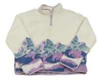 Smetanovo-army huňatá mikina PRIMARK