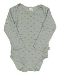 Světlemodrošedé body se srdíčky PUSBLU