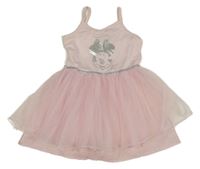 Kostým - světlerůžové baletní šaty s Minnie a třpytivým tylem little kids