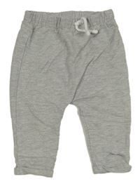 Šedé melírované turecké tepláky Tu