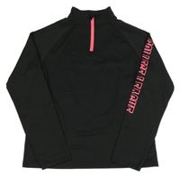 Černá thermo mikina s nápisem ERGEENOMIXX