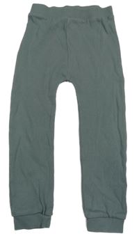 Šedé žebrované turecké tepláky Tu