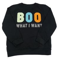 Černá mikina s nápisy George