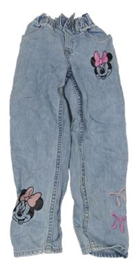 Světlemodré plísňové paper bag rifle s Minnie H&M