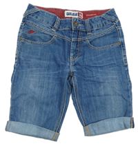 Modré riflové kraťasy Quiksilver