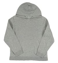 Šedá melírovaná mikina s kapucí H&M