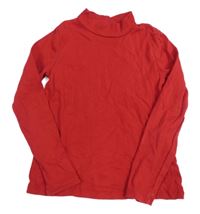 Červené triko se stojáčkem H&M