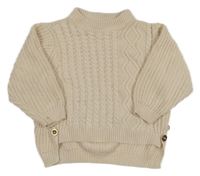 Světlebéžový svetr Shein