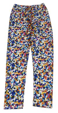 Barevné puntíkaté legíny Shein