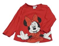 Červené triko s Minnie Disney