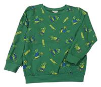 Zelená mikina s dinosaury LC Waikiki