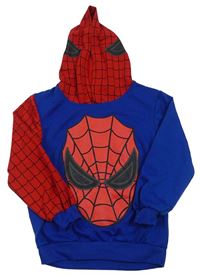 Modro-červená lehká mikina s kapucí - Spiderman 