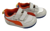 Bílo-červené tenisky s logem Puma vel. 20